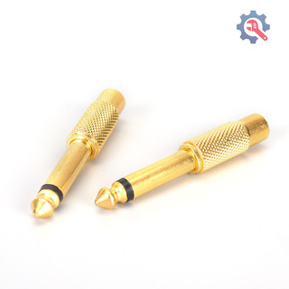 [At] 10 giắc cắm RCA Nữ đến Đầu nối bộ chuyển đổi âm thanh phích cắm Mono Male 6,35mm	Giảm giá TH
