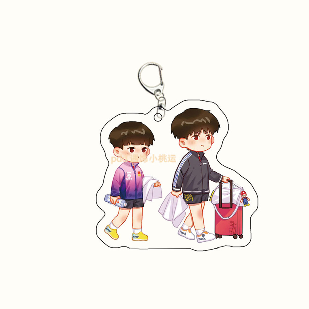 ✨Sản phẩm mới✨Satou Phong Cách Mới Hàng Hóa Acrylic Móc Khóa Mặt Dây Chuyền Có Giá Trị Cao Gửi Bạn Bè Ping Pong CP Sáng Tạo Đứng Tùy Chỉnh✨Sự kiện✨