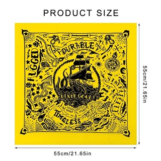 Nice Hip Hop Khăn Tóc Quấn Chữ Hoa Văn Headwraps Đầu Tinh Tế Kerchief Đầu Khăn Đầu Khăn Khăn Ảnh Đạo Cụ