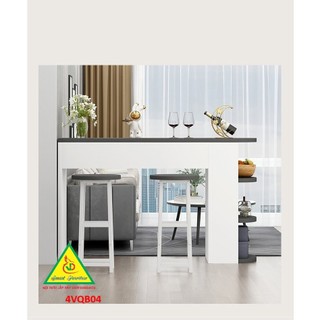 Quầy bar mini gỗ MDF 4VQB04 ( Không ghế ) - NỘI THẤT LẮP RÁP VIENDONGADV