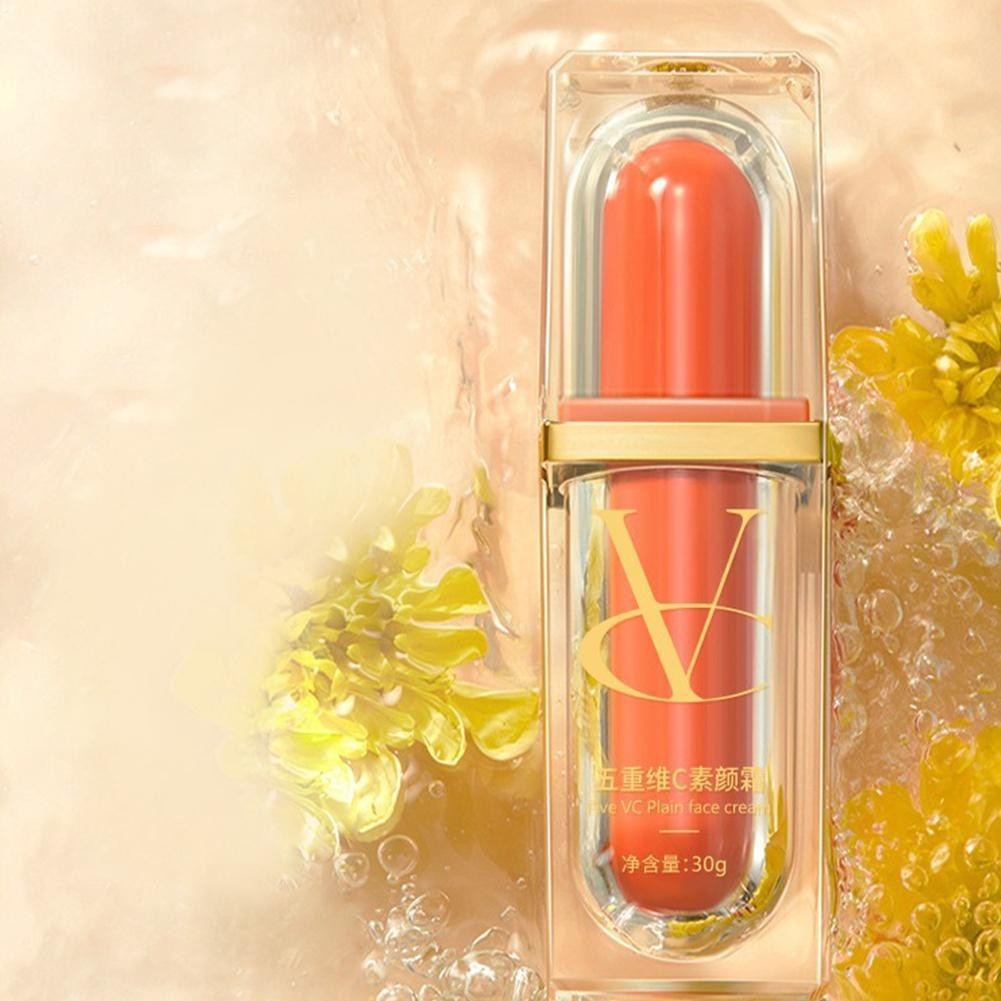 Kem dưỡng da Five Vitamin C 4 trong 1 Vooral Isolated Skin & Cream Brighten Kem che khuyết điểm Skin N0