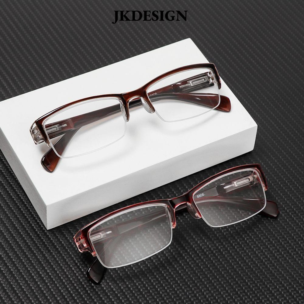 Kính đọc sách JKDESIGN + 1.00 ~ + 4.00 Kính mắt siêu nhẹ bản lề lò xo
