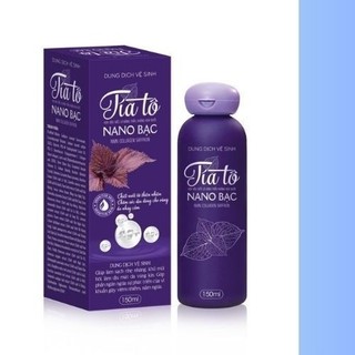 Dung dịch vệ sinh tía tô nano bạc 150ml