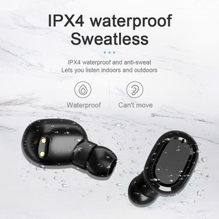 Tai nghe HQAi H1TWS Tai nghe Bluetooth inPods Tai nghe không dây Tai nghe thể thao cho tất cả các điện thoại OPPO Samsung VIVO Huawei