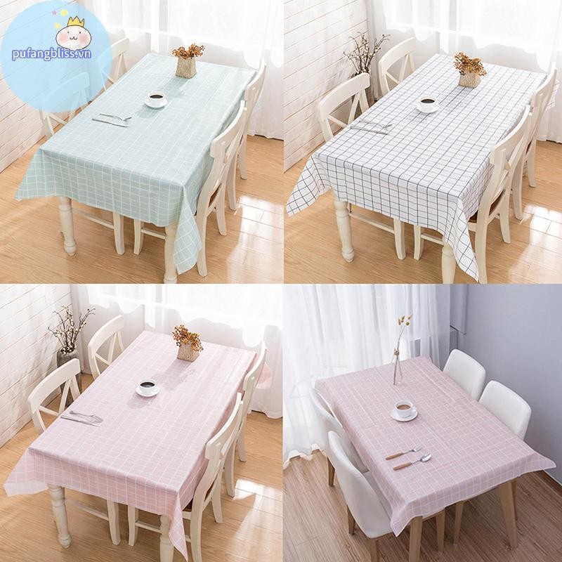 Pufangbliss Khăn Trải Bàn Chống Thấm Nước Khăn Trải Bàn Khăn Lau Sạch Tiệc Khăn Trải Bàn Có VN