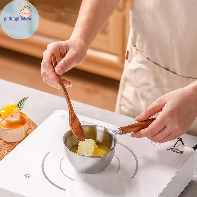 Pufangbliss Nồi Sốt Chảo Sốt Sữa Nấu Súp Dầu Nồi Giữ Ấm Cổ Giá Rẻ Bơ Cảm Ứng Melg Cà Phê Mì Nồi Nồi VN