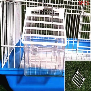Airspecutin 5 Chiếc Lồng Chim Nhựa Phụ Kiện Lồng Phụ Kiện Cửa Thay Thế Phụ Kiện Có Dây Lò Xo Nhựa Cung Cấp EN
