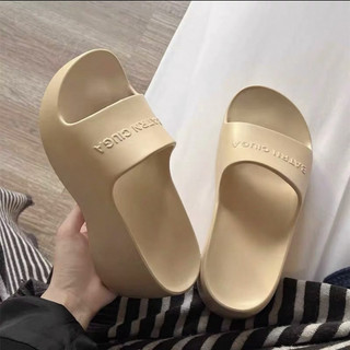 EVA Dày Đế Cao Cấp Paris Dép Siêu Cao Gót 9cm Giày Nữ Đi Biển Dép Thời Trang Influencer Bên Ngoài Mặc Nêm Gót Chống Trơn Trượt Mua Sắm Dép Nhỏ Dép