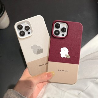 Ốp Lưng iPhone TPU Hoạ Tiết Da Mềm Work Chống Sốc, Chống Bẩn Cao Cấp - iP 7/8/X/XS/11/12/13/14/15/16/17/Plus/Pro/Max/Air