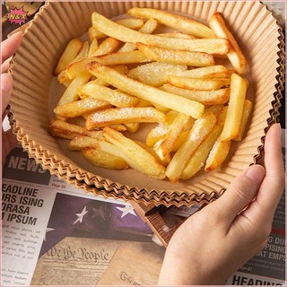 N & X 25 / 50 Chiếc Nồi Chiên Không Khí Dùng Một Lần Giấy Lót Giỏ Chống Dính Dầu Parchment Tròn Airfryer Giấy Nướng Bánh Phụ Kiện Nhà Bếp.