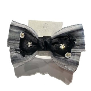 Thanh Lịch Tulle Tóc Nơ Kẹp Nhiều Lớp Nơ Barrettes Mùa Xuân Kẹp Dự Tiệc Phụ Kiện Tóc Cho Nữ