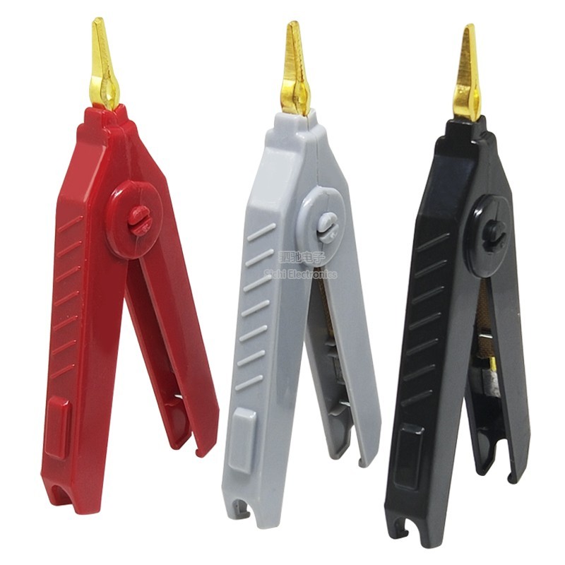 20A Kẹp kiểm tra cá sấu đồng nguyên chất LCR Celvin, kẹp dương âm, kẹp điện trở phẳng, mỏ vịt