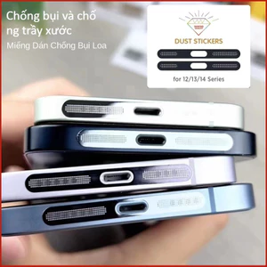 Kim Loại Miếng Dán Bảo vệ màng loa chống bụi chống trầy xước Cho iPhone 12 13 14 15 16 17 pro max