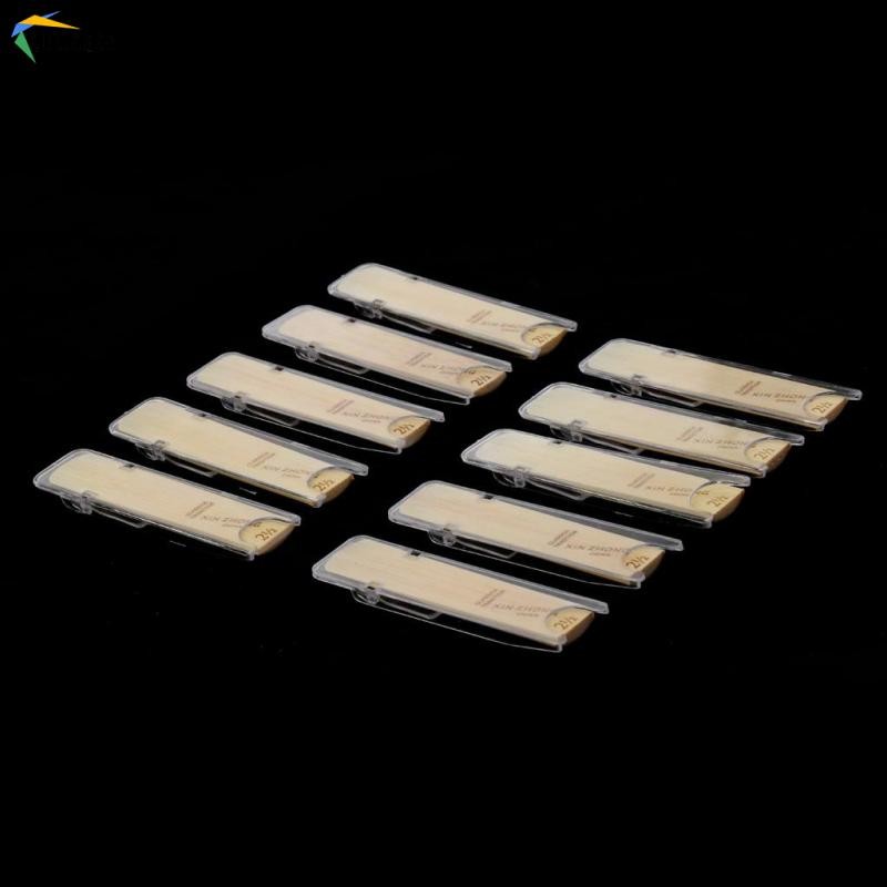 Chuyên Nghiệp 10 Miếng 2 1 / 2 Alto Saxophone Sax Reeds Gió Phần Nhạc Cụ