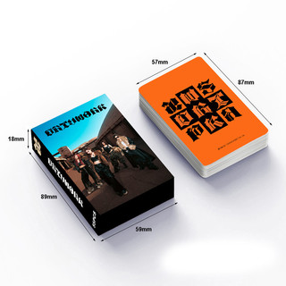 GC9 55 Cái / bộ Thẻ AESPA LOMO Album Đơn Dirty Work Bưu Thiếp Bộ Sưu Tập KPOP Stars Ngoại Vi CG9