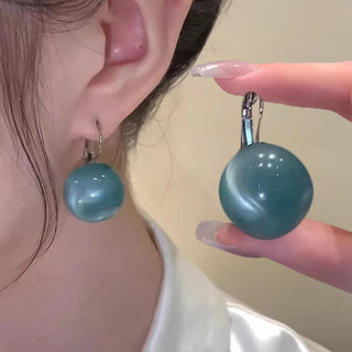 Tai nghe khóa phong cách Hàn Quốc, sang trọng với bóng xanh đơn giản