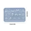 Exhila Silicone 3D Móng Tay Nghệ Thuật Khuôn Hình Dạng Khác Nhau Móng Tay Nghệ Thuật Mẫu Khuôn Kết Cấu Silicon Cho Người Làm Đẹp Và Móng Tay Nghệ Thuật L