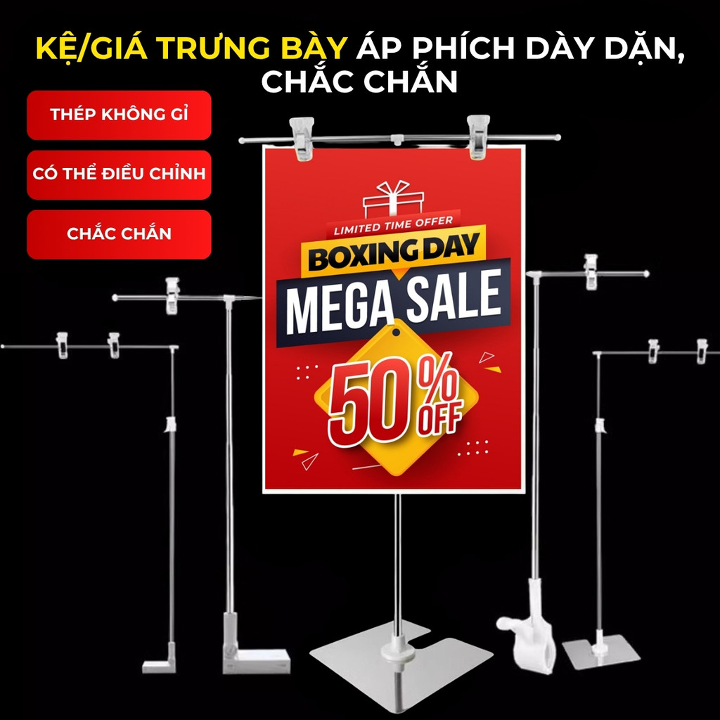 Bảng Giảm Giá Đa Năng Cho Quán Ăn, Shop - Bảng Khuyến Mãi Tự Ghi Nội Dung Tiết Kiệm Chi Phí