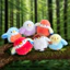 PS1 Fat Bird Sang Trọng Búp Bê Quà Tặng Cho Bé Gái Trang Trí Nhà Đồ Chơi Nhồi Bông Móc Khóa Mặt Dây Chuyền Cho Trẻ Em Bộ Sưu Tập SP1