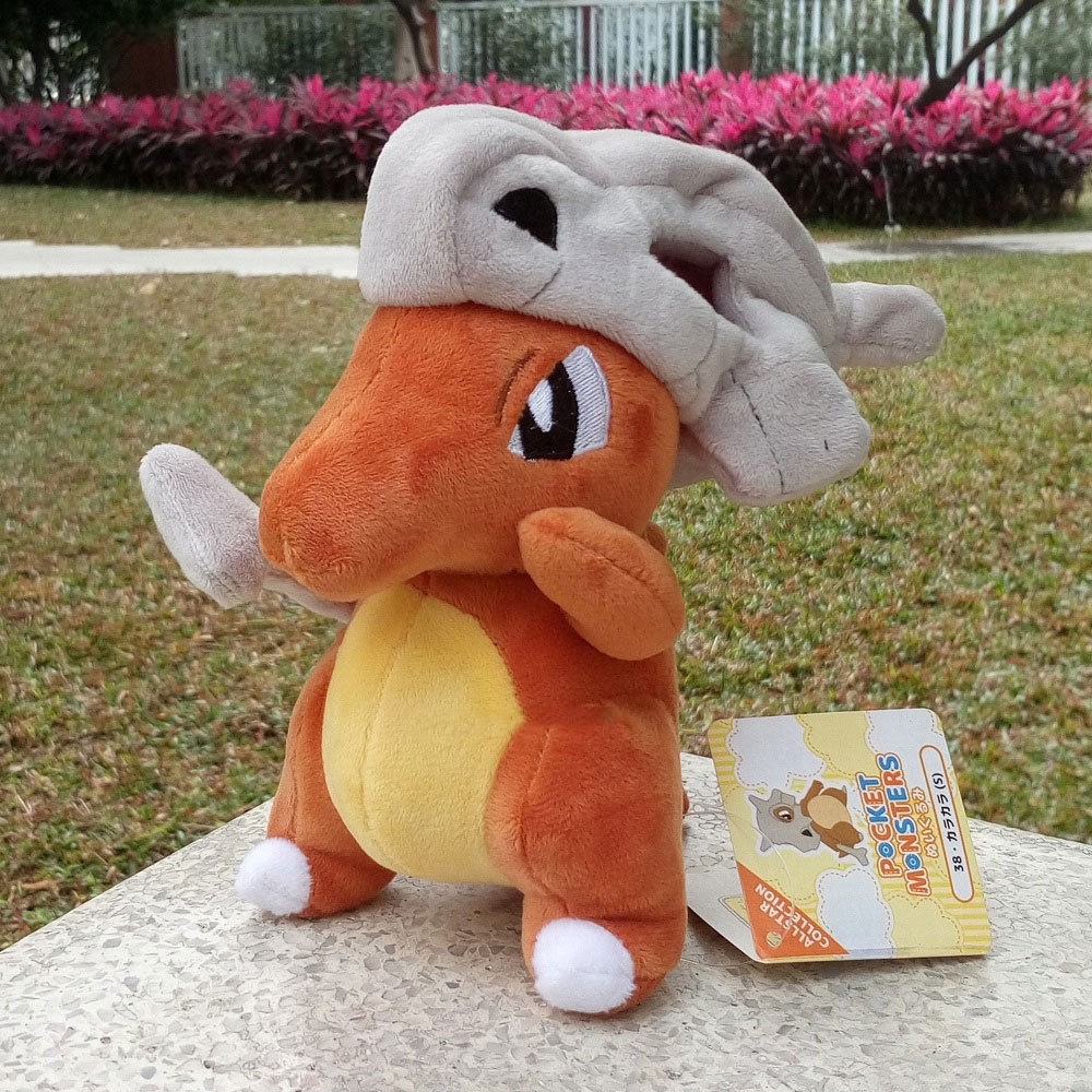 YT4 18cm Pokemon Center Bỏ Túi Quái Vật Mặt nạ Cubone 6.5 "Sang Trọng Đồ Chơi Trẻ Em Đồ Chơi Quà Tặng Sinh Nhật