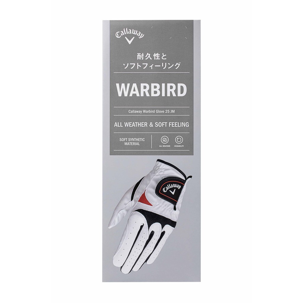 Găng Tay Golf Nam Callaway WARBIRD 2025 – Tay Trái (Cho Người Đánh Tay Phải), Chống Trượt, Mềm Mại