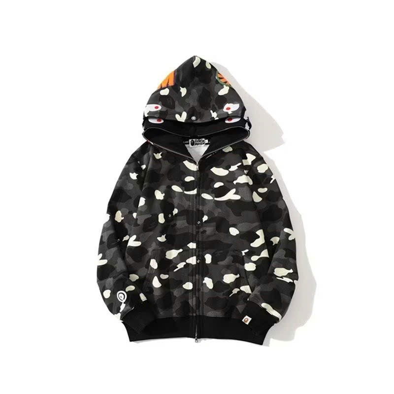Áo Khoác Nỉ Bape Mũ 2 Lớp KCloset Áo Hoodie Nỉ Dày Dặn Dáng Rộng Nam Nữ NA954