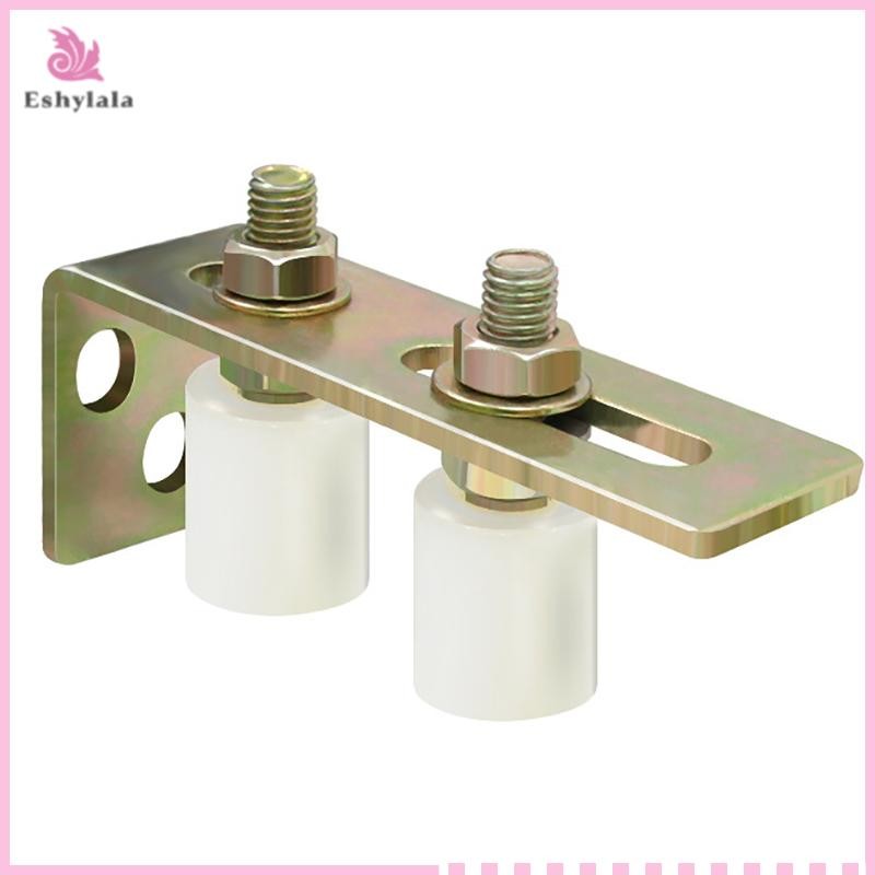 1 Bộ Hướng Dẫn Bánh Xe Sân Cửa Hướng Dẫn Con Lăn Hướng Dẫn Cửa Trượt Con Lăn Có Giá Đỡ L-Pillar Con Lăn Nylon Đôi Có Thể Điều Chỉnh [MỚI]