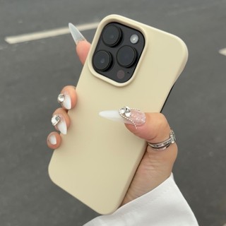 Ốp Điện Thoại Silicon Mờ Màu Trơn Đơn Giản Cho IPhone16 11 15 14 Pro Max 12 13promax 15 14Plus Ốp Lưng Mềm Chống Bụi Bẩn Siêu Mỏng