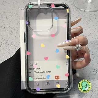Ốp Điện Thoại 2 Trong 1 Cho Redmi Turbo 4 Pro 3 A4 A3 Pro 5G 4G Vỏ Sang Trọng Dễ Thương Trái Tim Tình Yêu Trong Suốt Chống Rơi Vỏ Mềm