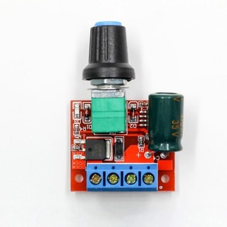 【COD】 Mạch Điều Tốc Động Cơ Mini PWM DC – 5A 90W, Dải Điện Áp 4.5–35V, Tùy Chỉnh Tốc Độ Mượt Mà