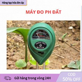 【COD】Máy Đo Độ Ẩm, PH, Ánh Sáng Đất – Dụng Cụ Nông Nghiệp Trồng Cây Cảnh, Rau Sạch, Bonsai