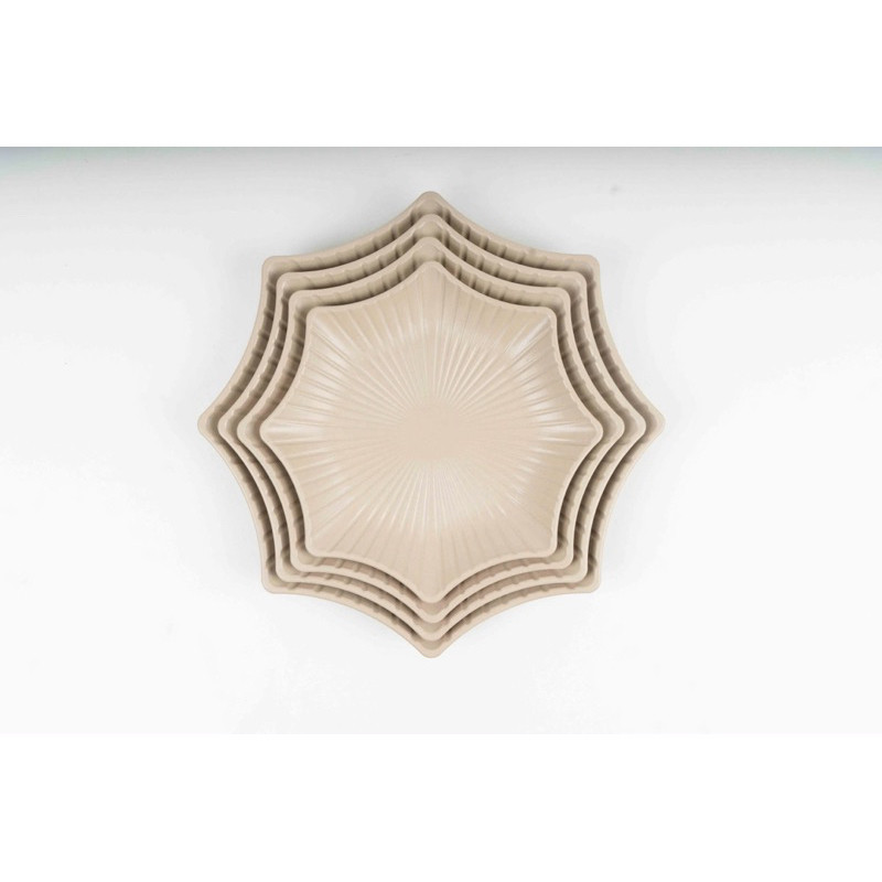 Đĩa nhựa phíp melamine hình ngôi sao giả sứ loại dày cao cấp ms: 1190, 1191, 1192, 1193 AMIZIN