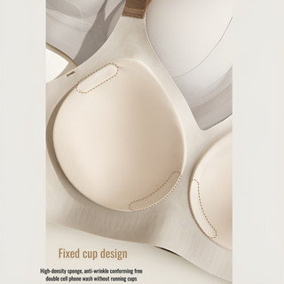 『 Brelira 』 Áo ngực nền liền mạch dành cho nữ Push Up Bra Hỗ trợ Full Cup Cốc cố định mỏng không dây Plus Size Đồ lót vô hình