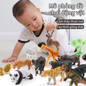 Bộ Động Vật 52/58 Chi Tiết, Thùng Động Vật Mô Hình Thú, Đồ Chơi Con Vật Mô Phỏng Hình Thú Bằng Nhựa Cao Cấp Cho