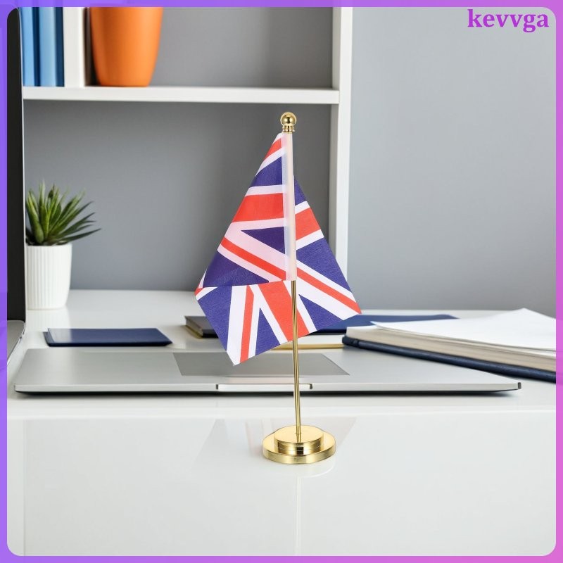 Bàn Văn Phòng Cờ Vương Quốc Anh Uk Để Bàn Giá Đỡ Mini Để Bàn Đứng Để Bàn Trang Trí Kevga