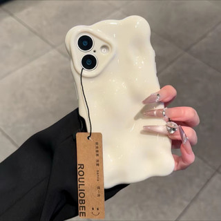 Ốp Điện Thoại Sang Trọng Wave Cloud Cho iPhone16 15 14 13 12 11 Pro Max Chống Sốc Bảo Vệ Camera Chống Rơi Ốp Lưng Mềm