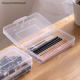 BeautifulHomeA Hộp Bút Chì Trong Suốt Nhựa Cứng Hộp Đựng Bút Chì Bút Chì Hộp Phác Thảo Hộp Đựng Bút Chì Xếp Chồng Đồ Dùng Văn Phòng Hộp Tổ Chức VN