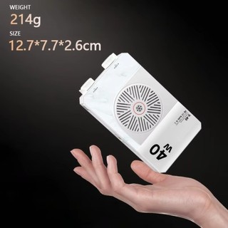 Đèn LED máy ảnh VOIDLESS 40W, Nhiệt độ màu kép 0-100% Đèn Video COB 40W có thể điều chỉnh, bỏ túi di động 4400mAh có thể sạc lại 2800K-9000K Chiếu sáng chụp ảnh
