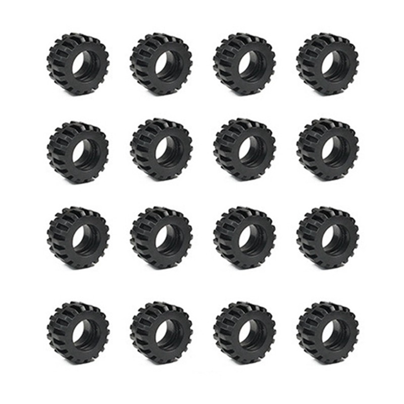 48 Chiếc Bánh Xe Mini Trục Gói Khối Phụ Kiện Ô Tô Lốp Trung Tâm Cổ Điển Gạch Xây Dựng Trẻ Em DIY Đồ Chơi Khối Nhựa Phần Cho Trẻ Em
