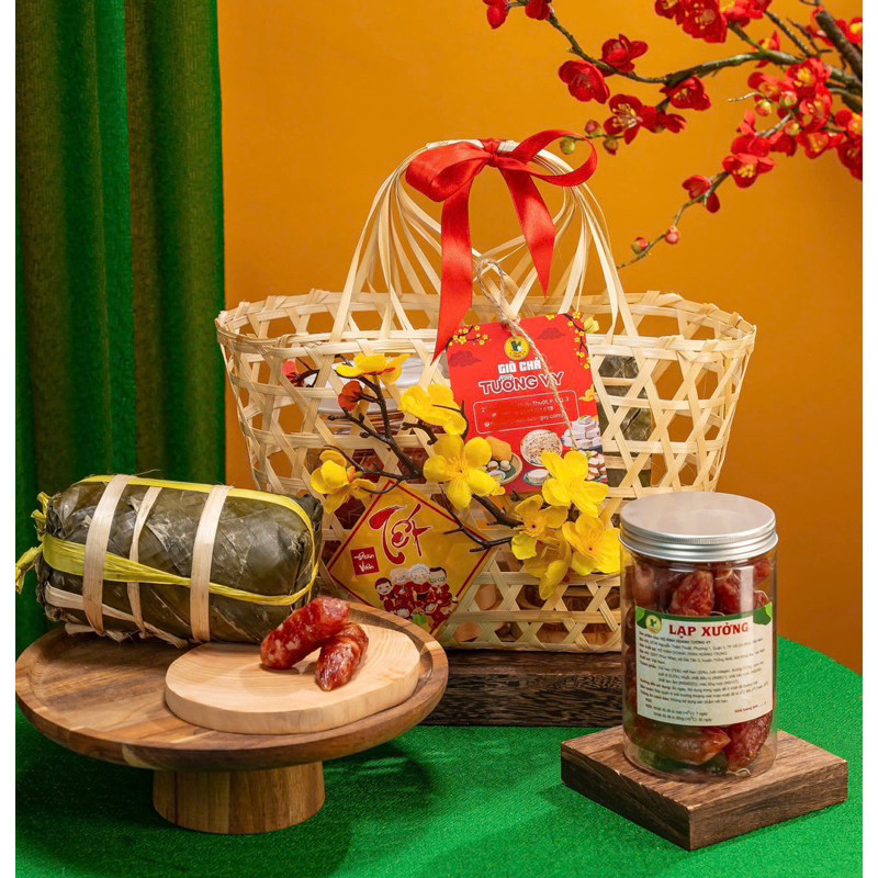 Giỏ tre đựng quà Tết, đựng quà trung thu, làn quà tặng