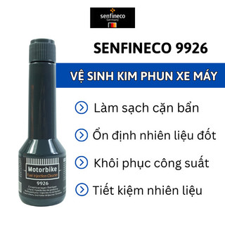 Vệ Sinh Kim Phun Buồng Đốt Xe Máy Tay ga, Xe Số, Tay Côn, Phân Khối Lớn PKL Senfineco 9926 Của Đức 60ml - MVN AUTO