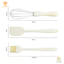 Kittenbaby 3 Bộ Nướng Bánh Thực Phẩm Silicon Chịu Nhiệt Kem Cạp Trứng Đánh Mỡ Bàn Chải Nhà Bếp Bánh Nướng Dụng Cụ Mới