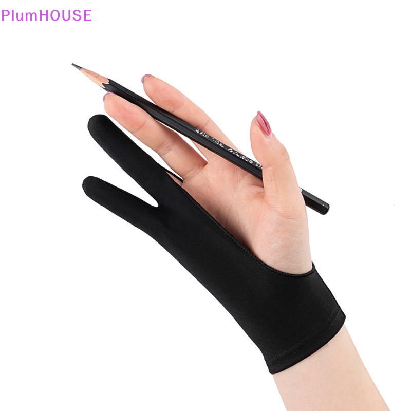 Plumhouse Chống hôi Chống cảm ứng Chống mài mòn và chống mồ hôi Hai ngón Găng tay treo chống chạm để vẽ Găng tay máy tính bảng VN