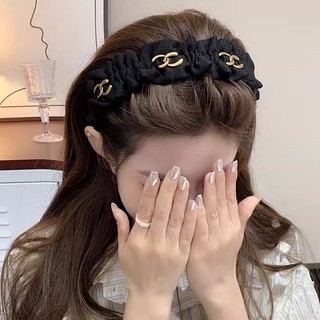 Băng Đô Đen Phong Cách Mới Rộng Viền Cao Cấp Rửa Mặt Influencer Băng Đô Nữ Phụ Kiện Tóc
