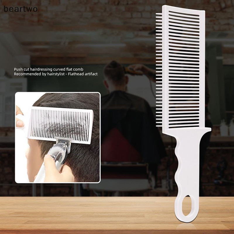 < Beartwo > Lược Phai Tóc Hỗn Hợp Flat Top Lược Cắt Tóc Cho Nam Chịu Nhiệt Phai Màu Salon Dụng Cụ Tạo Kiểu Đẹp