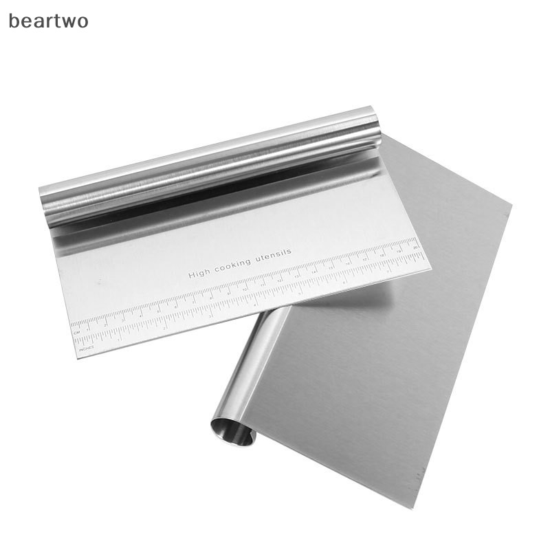 < Beartwo > Máy cắt bột bằng thép không gỉ có vảy, Máy cắt bột, Dụng cụ cạo nướng bánh 15 20 22cm, Tay cầm cuộn Máy cạo mì gạo Đẹp