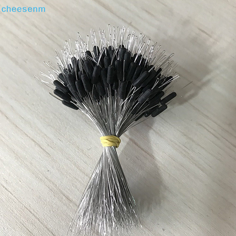 Cheenm 300 Cái / lốc Phao Cao Su Chặn Câu Cá Bobber Chặn Phao Hình Trụ Không Gian B VN