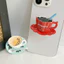 Vui Nhộn Cà Phê Nơ Sữa Túi Khí Giá Đỡ Điện Thoại Giá Đỡ Dính Để Bàn Hỗ Trợ Có Thể Thu Vào Chống Rơi Ngón Tay Bucklet