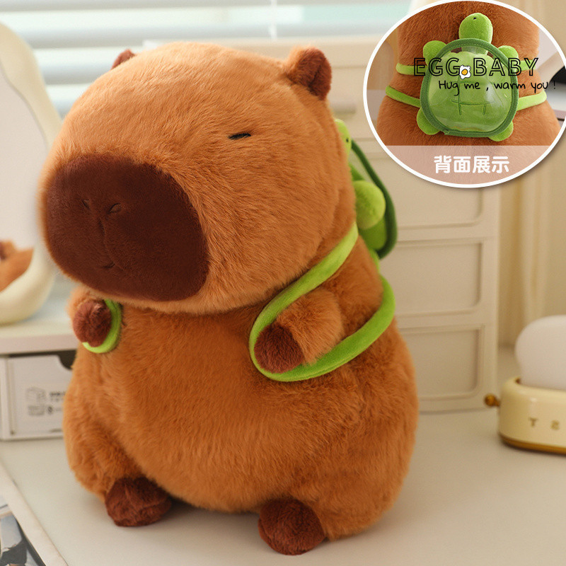 ((Phiên Bản Chính Hãng) Ba Lô Kapibara Đồ Chơi Sang Trọng Dễ Thương Capybara Búp Bê Ong Ba Lô Rùa Quà Tặng Cho Bé Gái Quà Tặng Sinh Nhật