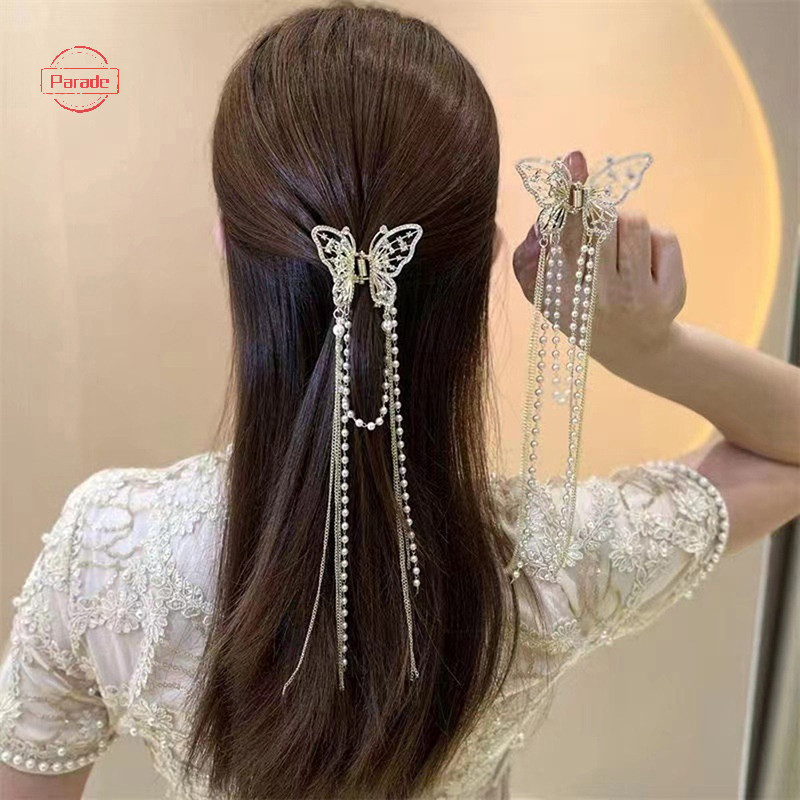 Parade Mới Pha Lê Kim Cương Giả Ngọc Trai sel Kẹp Tóc Hàn Quốc Đơn Giản Bên Kẹp Liu Hai Kẹp Tóc Phụ Kiện Tóc Nữ VN